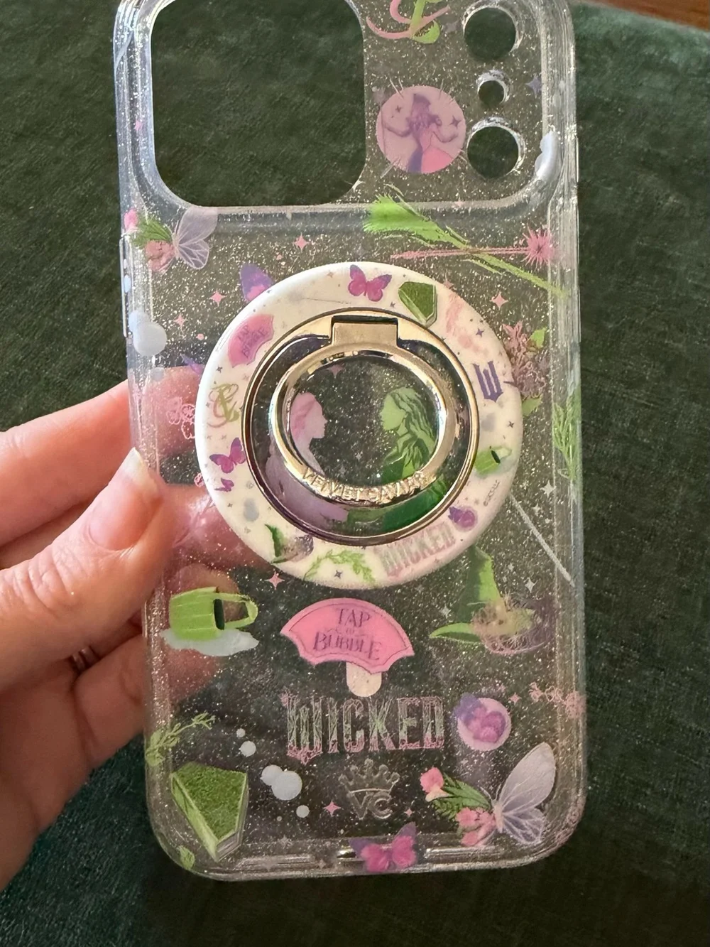 Velvet Caviar Wicked Glinda & Elphaba Phone Case, MagGrip and Mag wallet set